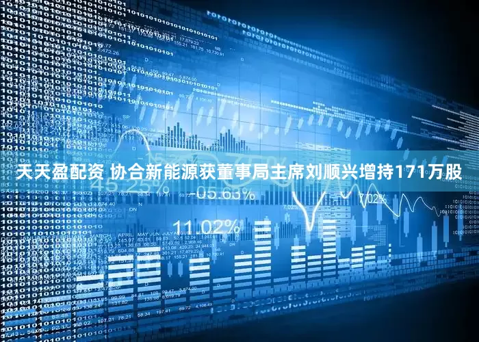 天天盈配资 协合新能源获董事局主席刘顺兴增持171万股